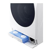 LG SIGNATURE Waschtrockner mit 1.600 U./Min. | 12 kg | 7 kg Trocknen | 4-fach A-Klasse | Steam | Inverter Wärmepumpentrockner | Inverter DirectDrive®️, LSWD100E