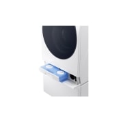 LG SIGNATURE TWINWash™ Waschtrockner | 12 kg + 2 kg Waschen | 7 kg Trocknen | SpaSteam™ | Inverter DirectDrive™ | SmartThinQ™, LSWD100W