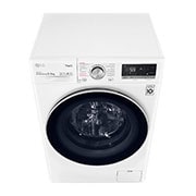 LG Waschtrockner mit 1.400 U./Min. | Energieeffizienzklasse E | 8 kg Waschen | 6 kg Trocknen |  Weiß mit silbernem Bullaugenring  | V4WD86S1B, V4WD86S1B
