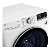 LG Waschtrockner (9 kg / 6 kg, 1.400 U./Min.) mit AI DD®, Steam & TurboWash® | V5WD96H1, V5WD96H1