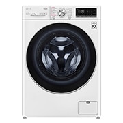 Vorderseite von Waschtrockner Weiß (9 kg / 6 kg, 1.400 U./Min.) mit AI DD®, Steam &amp; TurboWash® 360° | V7WD906A V7WD906A