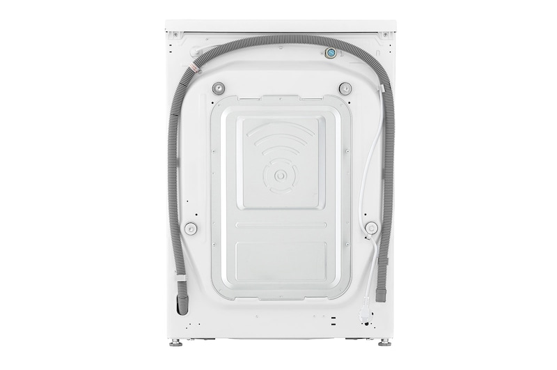 LG Waschtrockner mit 1400 U/Min. | 9 kg Waschen | 6 kg Trocknen | Weiß mit Chrome Bullaugenring | V7WD96AT2, V7WD96AT2