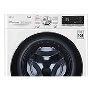 LG Waschtrockner mit 1400 U/Min. | 9 kg Waschen | 6 kg Trocknen | Weiß mit Chrome Bullaugenring | V7WD96AT2, V7WD96AT2