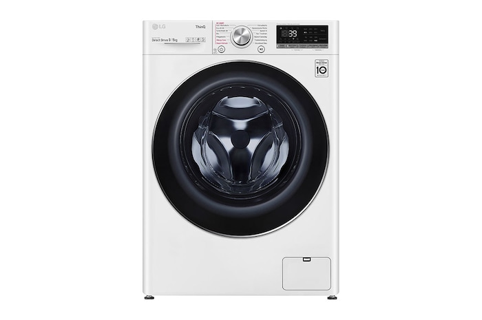 LG  Waschtrockner Weiß (E/A, 9 kg / 6 kg, 1.360 U./Min.) mit Steam & TurboWash® 360° | V7WD96H1A, V7WD96H1A