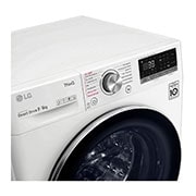LG Waschtrockner mit AI DD® | 9 kg Waschen | 6 kg Trocknen | 1.400 U./Min. | Steam | TurboWash® 360° | Neue Wohlfühl-Trommel | Wi-Fi-Funktion, V7WD96H1A