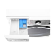 LG  Waschtrockner Weiß (E/A, 12 kg / 8 kg, 1.360 U./Min.) mit Steam & TurboWash® 360° | V9WD128H2, V9WD128H2