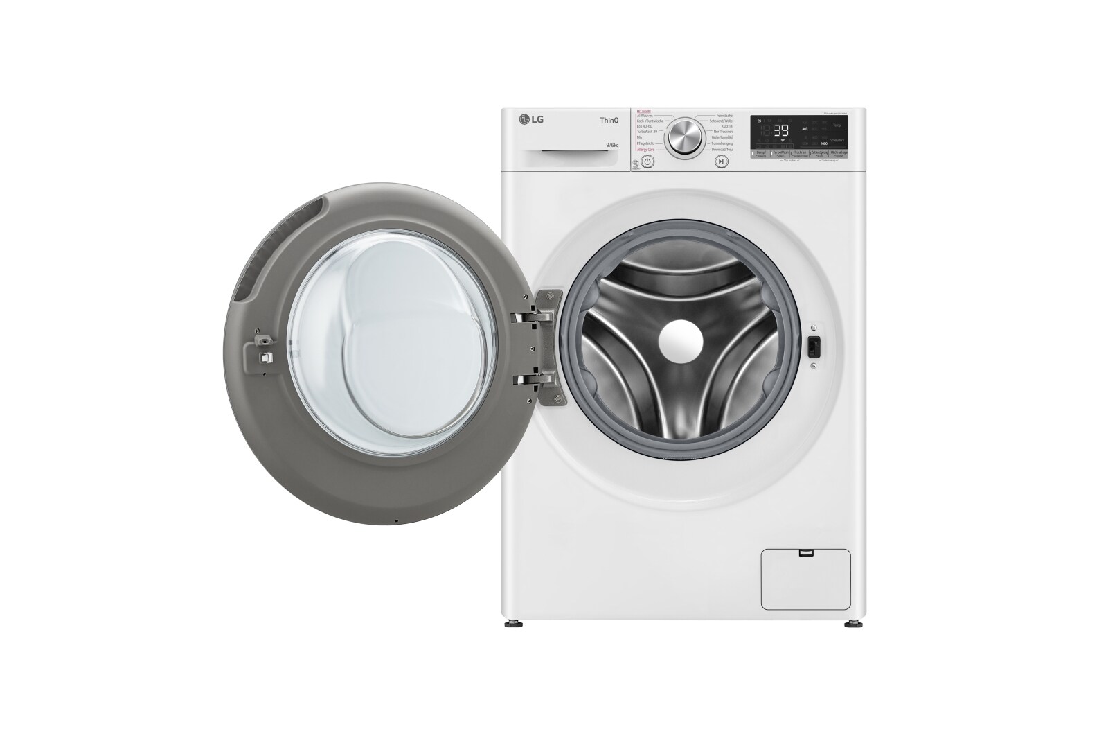 LG  Waschtrockner Weiß (D/A, 9 kg / 6 kg, 1.360 U./Min.) mit Steam & TurboWash® 360° | W4WR70961, W4WR70961-001