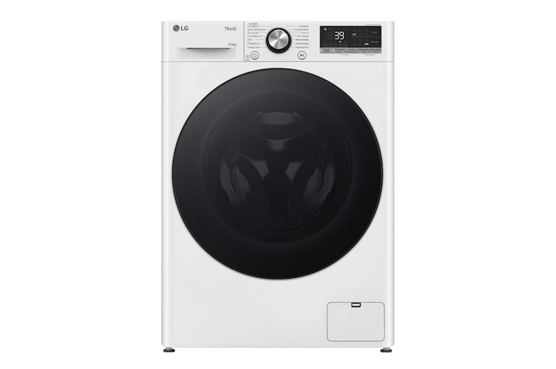LG  Waschtrockner Weiß (D/A, 9 kg / 6 kg, 1.360 U./Min.) mit Steam & TurboWash® 360° | W4WR7096Y, W4WR7096Y