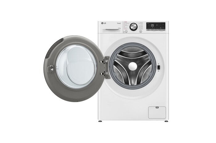 LG  Waschtrockner Weiß (D/A, 9 kg / 6 kg, 1.360 U./Min.) mit Steam & TurboWash® 360° | W4WR7096Y, W4WR7096Y