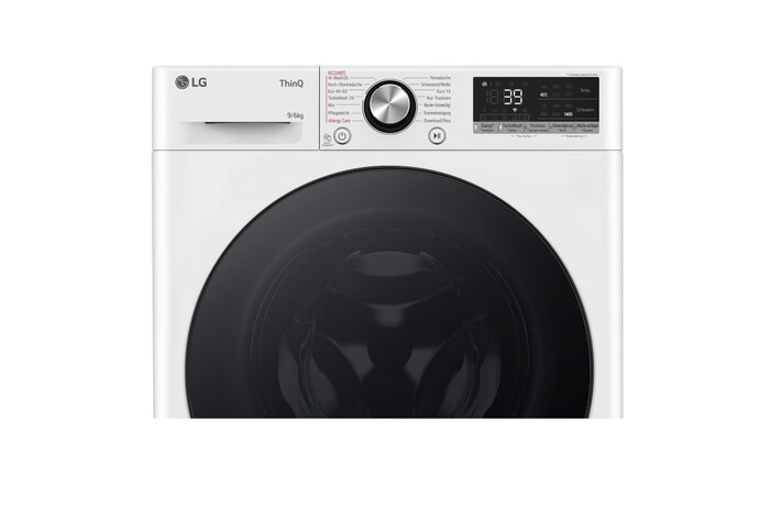 LG  Waschtrockner Weiß (D/A, 9 kg / 6 kg, 1.360 U./Min.) mit Steam & TurboWash® 360° | W4WR7096Y, W4WR7096Y