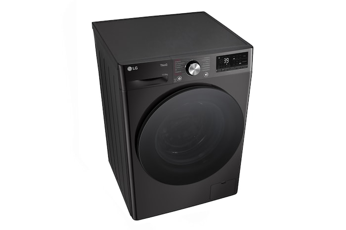 LG Waschtrockner Schwarz (D/A, 11 kg / 6 kg, 1.360 U./Min.) mit Steam & TurboWash® 360° | W4WR70E6YB, W4WR70E6YB