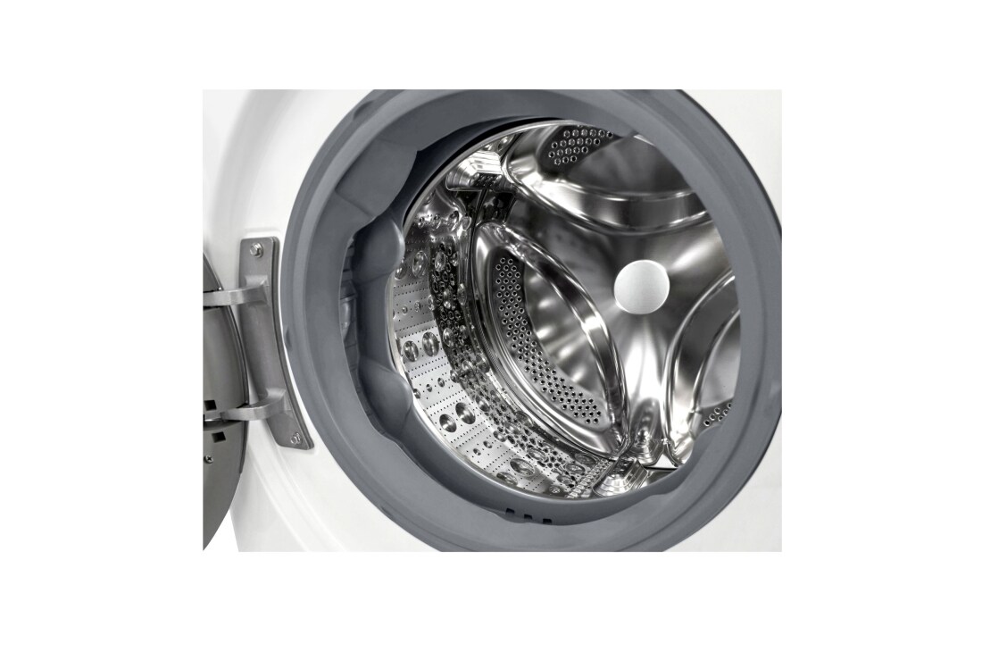 LG  Waschtrockner Weiß (EEK D/A, 10 kg / 6 kg, 1.360 U./Min.) mit Steam & TurboWash® 360° | W4WR70X6Y, W4WR70X6Y