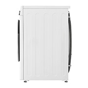LG Waschtrockner mit 1.400 U./Min. | Energieeffizienzklasse E | 9 kg Waschen | 6 kg Trocknen | Weiß mit silbernem Bullaugenring | W4WV90961C, W4WV90961C