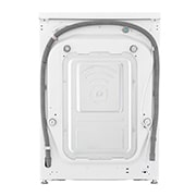 LG Waschtrockner mit 1.400 U./Min. | Energieeffizienzklasse E | 9 kg Waschen | 6 kg Trocknen | Weiß mit silbernem Bullaugenring | W4WV90961C, W4WV90961C