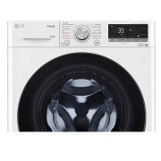 LG Waschtrockner mit 1.400 U./Min. | Energieeffizienzklasse E | 9 kg Waschen | 6 kg Trocknen | Weiß mit schwarzem Bullaugenring | W4WV90968C, W4WV90968C