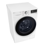 LG Waschtrockner mit 1.400 U./Min. | Energieeffizienzklasse E | 9 kg Waschen | 6 kg Trocknen | Weiß mit schwarzem Bullaugenring | W4WV90968C, W4WV90968C