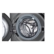 LG WashTower Schwarz (Waschmaschine: A, 12kg, 1350 U./Min.; Trockner: A+++/C, 10kg) Waschmaschine & Trockner in einem Gerät I WT1210BBF, WT1210BBF