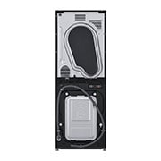 LG WashTower Schwarz (Waschmaschine: A, 12kg, 1350 U./Min.; Trockner: A+++/C, 10kg) Waschmaschine & Trockner in einem Gerät I WT1210BBF, WT1210BBF
