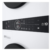 Die Smart Pairing-Funktion des LG WashTower WT1210BBF, die den Trockenzyklus automatisch mit dem Waschzyklus synchronisiert, mit Energieeffizienzklasse A (Waschmaschine).