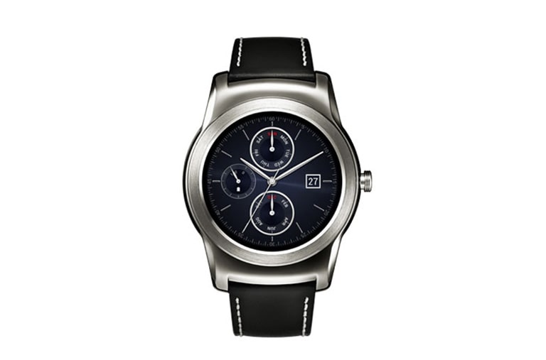 Smartwatch mit 1,2 GHz Quad-Core-Prozessor, 3,3 cm (1,3 Zoll) rundem Plastic-OLED-Display und Android Wear