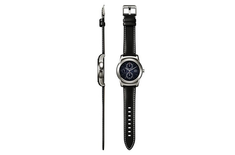 LG Smartwatch mit 1,2 GHz Quad-Core-Prozessor, 3,3 cm (1,3 Zoll) rundem Plastic-OLED-Display und Android Wear, Watch Urbane