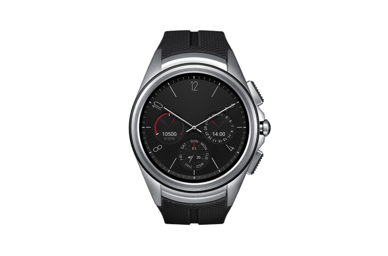 Vorderseite von Weltweit erste Android Wear Smartwatch mit Telefonie-Funktion Watch Urbane 2nd Edition