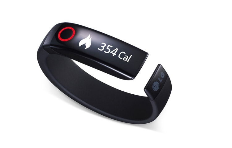 Das LG FB84 Lifeband Touch ist dank seines asymmetrischen Designs sehr komfortab