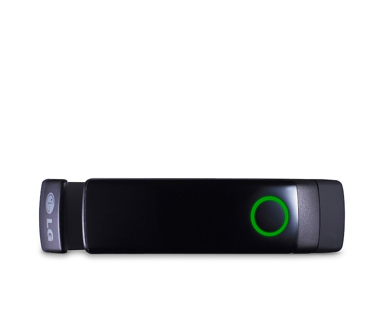 LG Fitnessarmband mit 3-Achsen-Beschleunigungsmesser, Kalorienanzeige, Herzfrequenzanzeige und Bluetooth 4.0, Lifeband Touch FB84