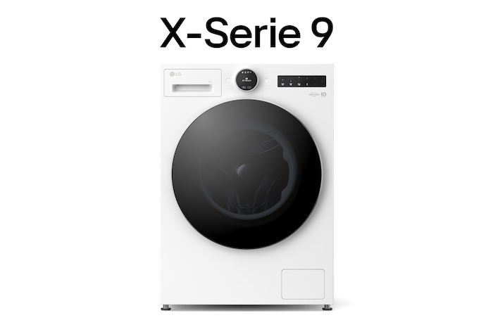 Vorderseite von Waschmaschine Weiß (A-55%*, 9 kg, 1.350 U./Min.) mit AI DD® & TurboWash®360° | F4WX9092