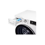 LG  Waschtrockner Weiß (E/A, 10,5 kg / 7 kg, 1.360 U./Min.) mit Steam & TurboWash® 360° | V7WD107H2E, V7WD107H2E