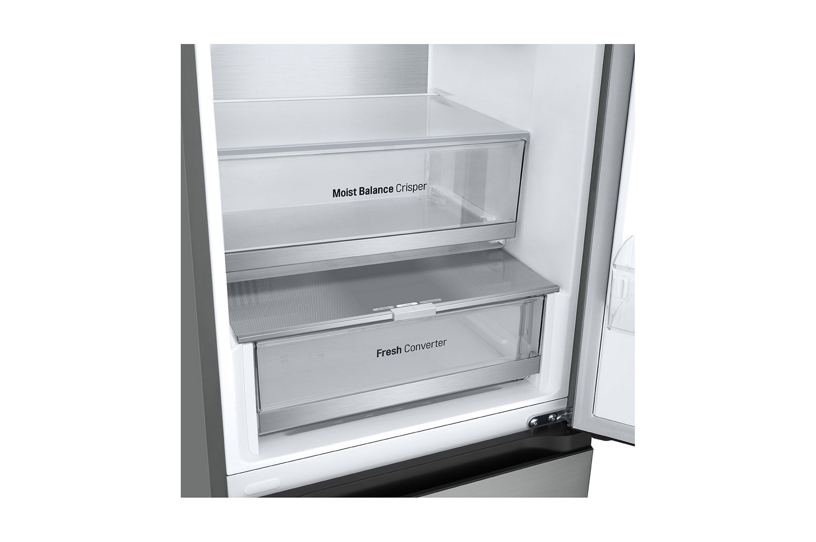 Drawer view with food