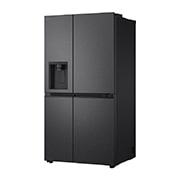 LG Side-by-Side mit Eis-, Crushed Ice- und Wasserspender | 638 Liter Kapazität | Festwasseranschluss | Essence Matte Black | GSJC40EPPE, GSJC40EPPE