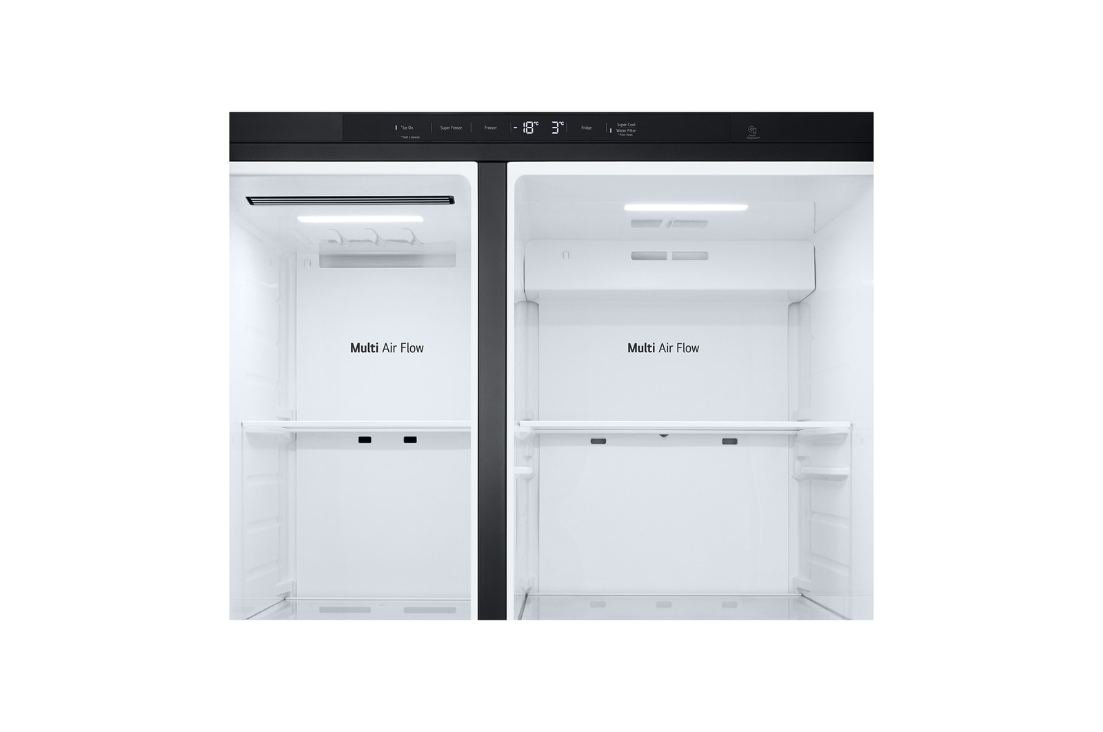 LG Side-by-Side mit Eis-, Crushed Ice- und Wasserspender | 638 Liter Kapazität | Festwasseranschluss | Essence Matte Black | GSJC40EPPE, GSJC40EPPE