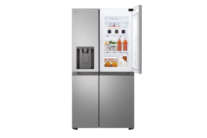 LG Side-by-Side Kühlschrank (E, 641L, 179cm hoch) mit Eis-, Crushed Ice- und Wasserspender & internem Wassertank | GSJC41PYPE, GSJC41PYPE