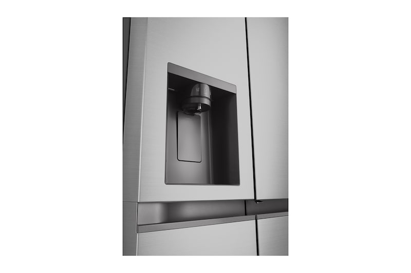 LG Side-by-Side Kühlschrank (E, 641L, 179cm hoch) mit Eis-, Crushed Ice- und Wasserspender & internem Wassertank | GSJC41PYPE, GSJC41PYPE