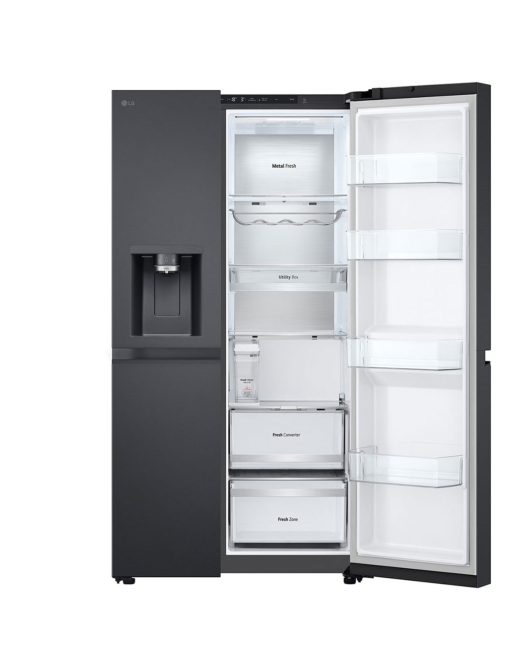 Lg Kühlschrank Side By Side Zieht Kein Wasser LG Side-by-Side Kühlschrank | GSLE91EVAC | LG DE