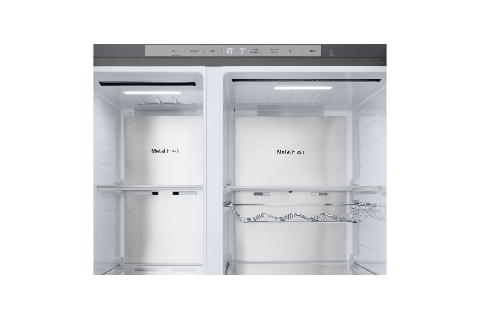 LG Side-by-Side Kühlschrank (B, 623L, 179 cm hoch) mit Eis-, Crushed Ice- und Wasserspender & internem Wassertank | GSLE91MBAB, GSLE91MBAB