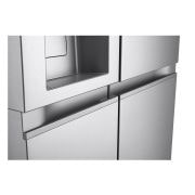 LG Side-by-Side Kühlschrank (B, 623L, 179 cm hoch) mit Eis-, Crushed Ice- und Wasserspender & internem Wassertank | GSLE91MBAB, GSLE91MBAB