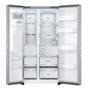LG Side-by-Side Kühlschrank (B, 623L, 179 cm hoch) mit Eis-, Crushed Ice- und Wasserspender & internem Wassertank | GSLE91MBAB, GSLE91MBAB