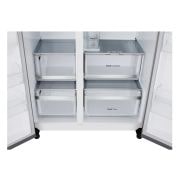LG Side-by-Side Kühlschrank (B, 623L, 179 cm hoch) mit Eis-, Crushed Ice- und Wasserspender & internem Wassertank | GSLE91MBAB, GSLE91MBAB