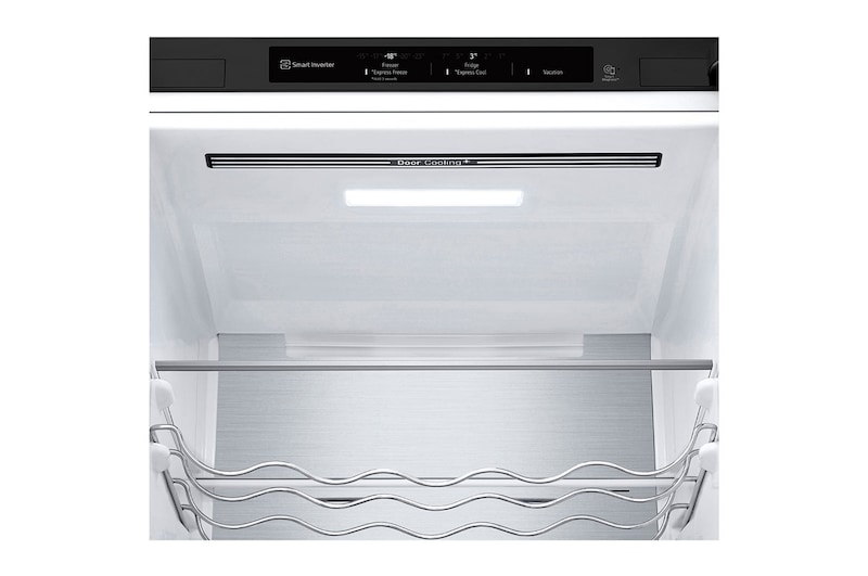 Door cooling and LED lighting