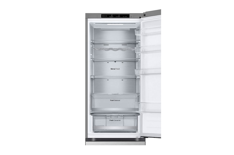 Front top door open with food view