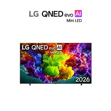 Frontansicht des LG QNED AI Produkts