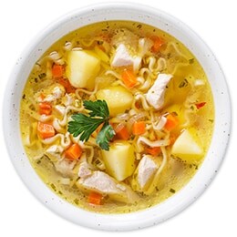 Klare Hühnersuppe