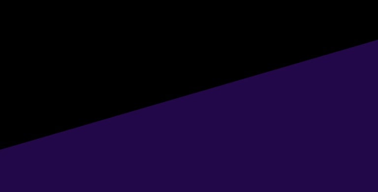 Das Erscheinungsbild von Schwarz und Lila in Form einer diagonalen Linie getrennt.