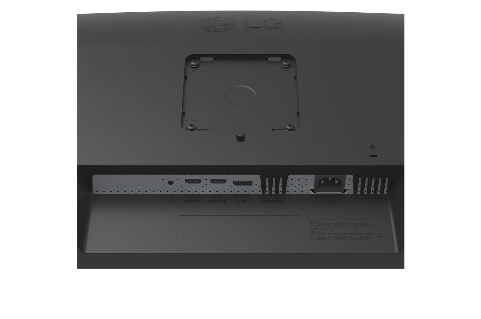 close-up view of the backside