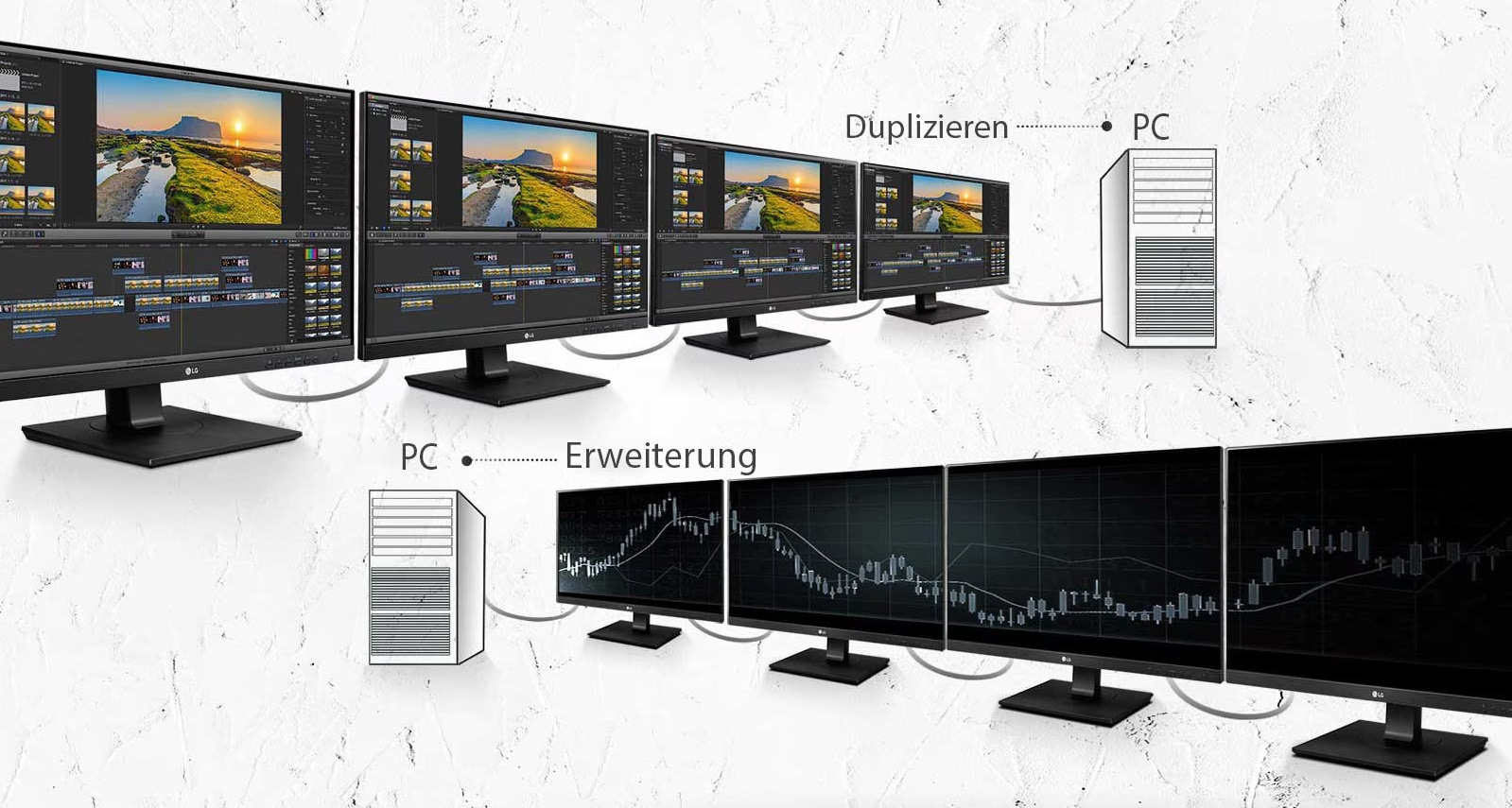 Zweiten Bildschirm anschließen Tipps & Tricks LG DE