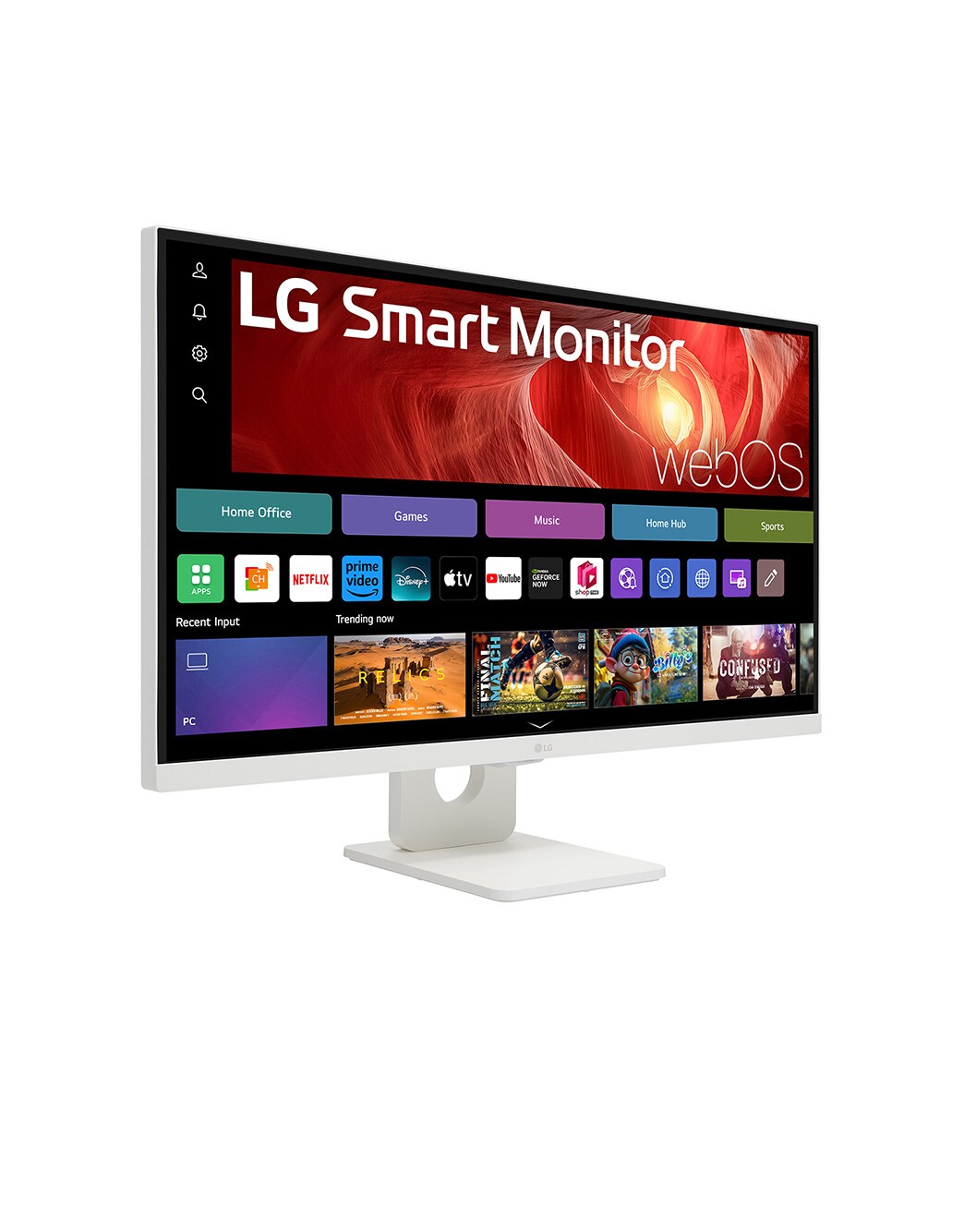 LG 27 Zoll 4K UHD IPS Smart Monitor mit webOS – 27U731SA-W.AEU