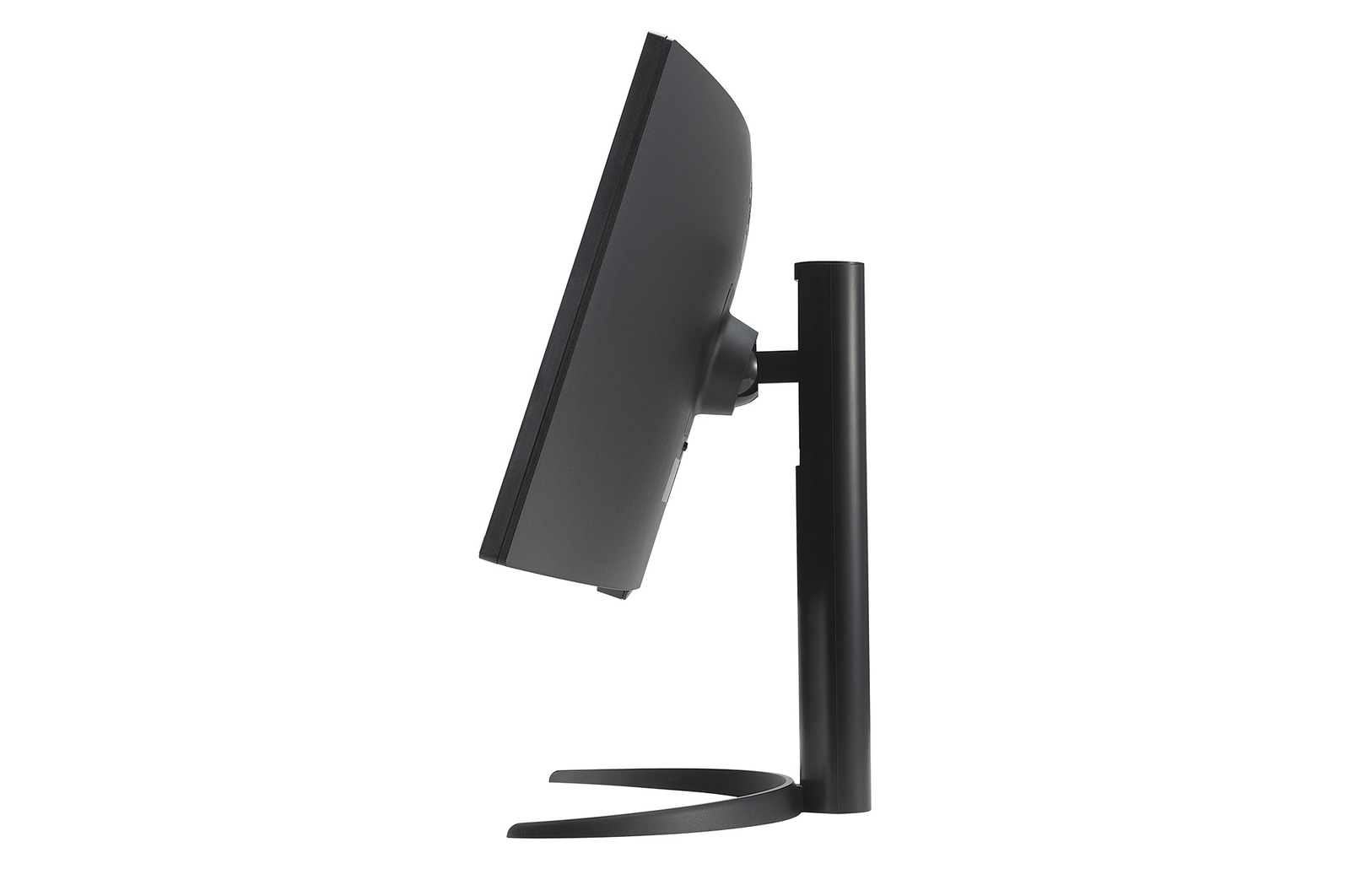 Seitenansicht des Monitors mit einem Neigungswinkel von +20 Grad