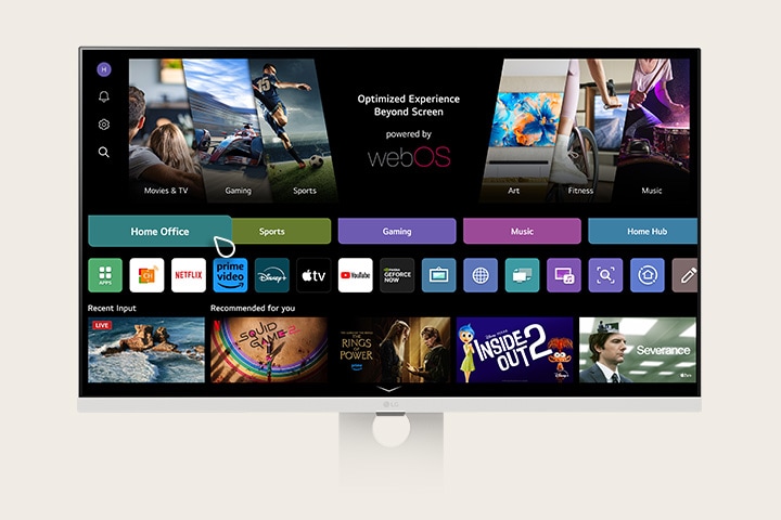Ein Video zeigt Home-Office-Funktionen auf webOS.